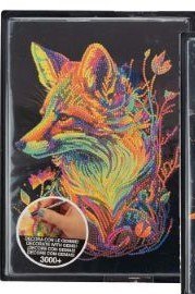 -MOZAIKA CEKIN SPRZYL LIS 21X30 B/C