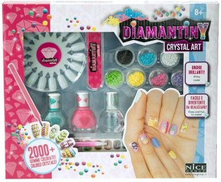 "NICE DIAMENTINI diamentowe dekoracje paznokci. "