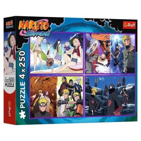 Puzzle 4x260el Przygody Naruto TREFL 13339 TR