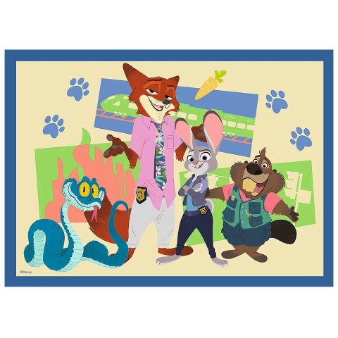 Puzzle 4w1 Zootopia przygody TREFL 34677 TR