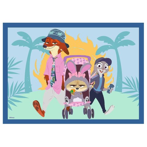Puzzle 4w1 Zootopia przygody TREFL 34677 TR