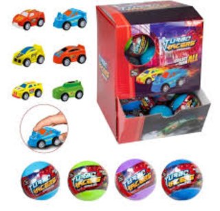 TURBO RACERS Samochodzik-niespodzianka w jajku, 7 wzorów blind egg displ36