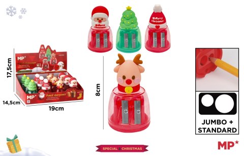 Temperówka świąteczna BN podwójna JUMBO standard z pojemnikiem A 12 MP CH57002