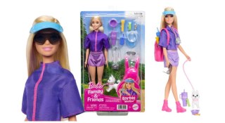 Barbie Malibu Przygody na łonie natury Lalka i akcesoria Zestaw JJV59
