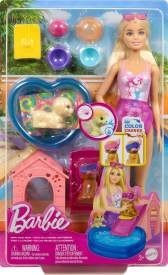 Barbie Pieski na basenie zmiana koloru Zestaw JBF35