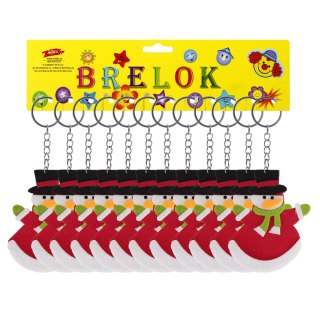 Brelok Bałwanek filc 10cm A 12 Boże Narodzenie TOYS KD2024