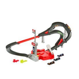Hot Wheels Racing Formuła 1 Tor wyścigowy Sprint F1 Zestaw do zabawy 3 metalowe samochody JDY15