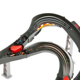 Hot Wheels Racing Formuła 1 Tor wyścigowy Sprint F1 Zestaw do zabawy 3 metalowe samochody JDY15