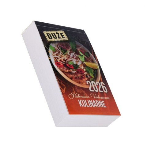 Kalendarz zdzierak 85x130 Kulinarne Polska KALPOL.BIS 474407 KPL
