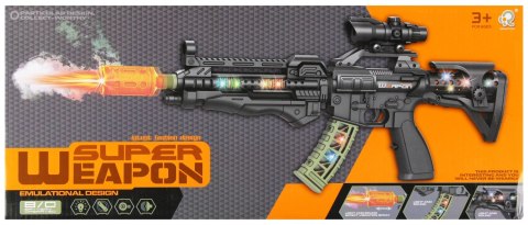 Karabin z akcesoriami funkcja dym SWEDE G7972