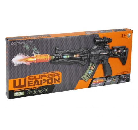 Karabin z akcesoriami funkcja dym SWEDE G7972