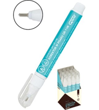 Korektor w piórze GRAND GR-11M 7 ml metalowa końcówka