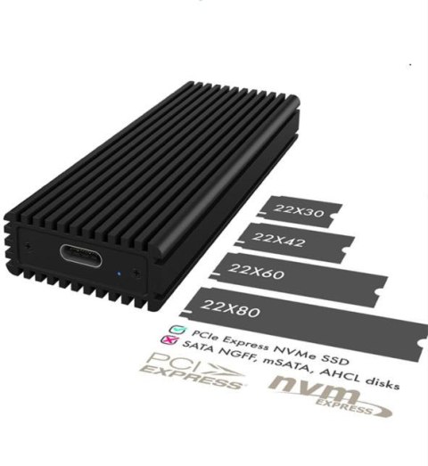 Obudowa IcyBox IB-1816M-C31 Type-C na PCIe NVMe M.2