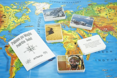 Palcem po Mapie - Świat Gra edukacyjna ABINO