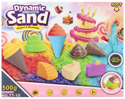 Piasek kinetyczny foremki 500g SWEDE G8513