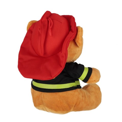 Pluszak Miś 16cm strażak siedzący DEEF 04374