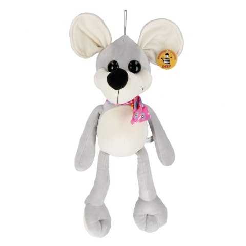 Pluszak Mysz 25cm siedząca z szalikiem DEEF 04344