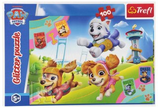 Puzzle 100el brokat Psiaki Paw Patrol TREFL 14835 TR