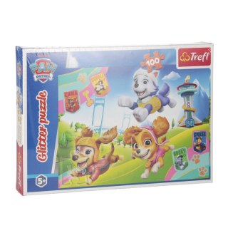 Puzzle 100el brokat Psiaki Paw Patrol TREFL 14835 TR