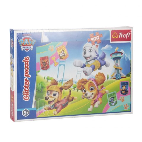 Puzzle 100el brokat Psiaki Paw Patrol TREFL 14835 TR