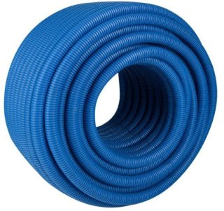 RURA OSŁONOWA KARBOWANA DWUWARSTWOWA 50mm DKC KRĄŻEK 50m NIEBIESKA