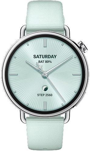 Smartwatch Xiaomi Watch S4 41mm Fluororubber Strap Mint Green