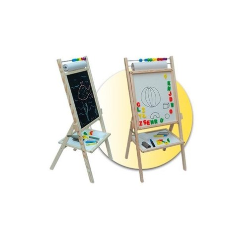 Tablica stojąca magnetyczno-kredowa akcesoria 90cm 3TOYSM OPN