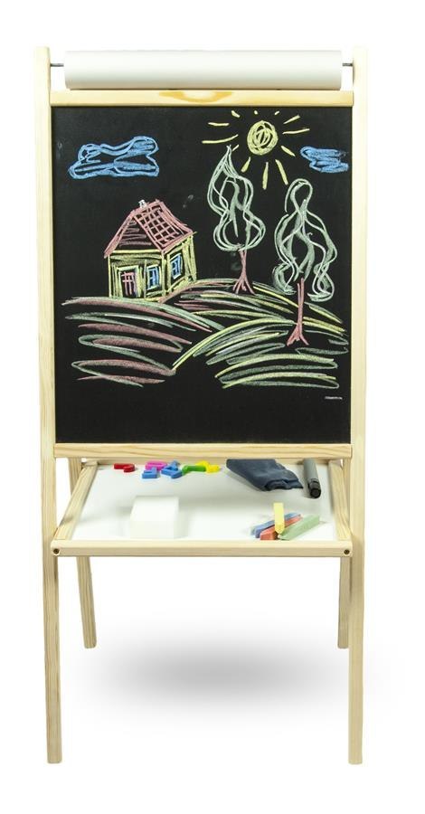 Tablica stojąca magnetyczno-kredowa z akcesoriami 3TOYMS