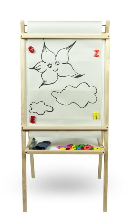 Tablica stojąca magnetyczno-kredowa z akcesoriami 3TOYMS