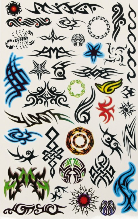 Tatuaże dla chłopców mix MEGA CREATIVE 559304