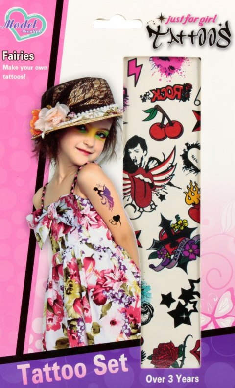 Tatuaże dla dziewczynek mix MEGA CREATIVE 559303