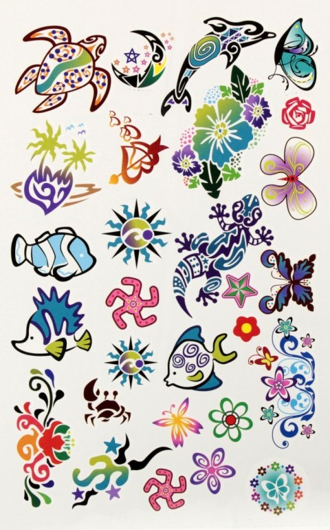 Tatuaże dla dziewczynek mix MEGA CREATIVE 559303