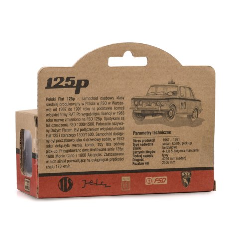 -AUTO KOLEKCJI PRL-U 1:43 FIAT 125P MO B-245 WB