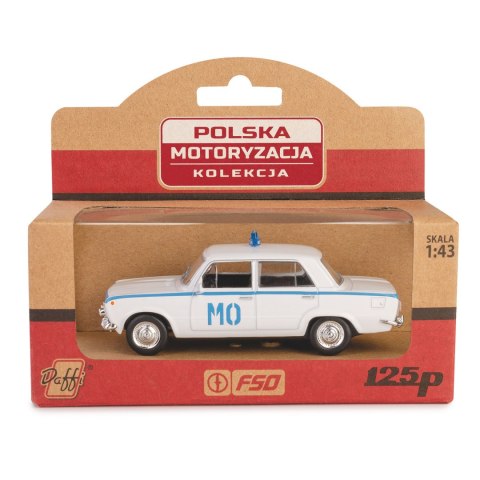 -AUTO KOLEKCJI PRL-U 1:43 FIAT 125P MO B-245 WB
