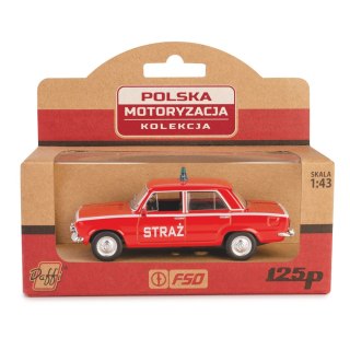 -AUTO KOLEKCJI PRL-U 1:43 FIAT 125P STRAZ B-247 WB