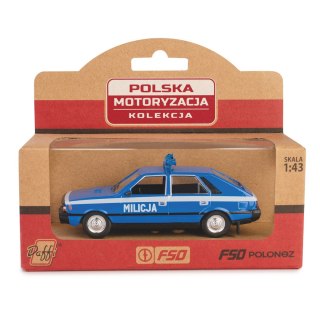 -AUTO KOLEKCJI PRL-U 1:43 POLONEZ MILICJA B-242 WB