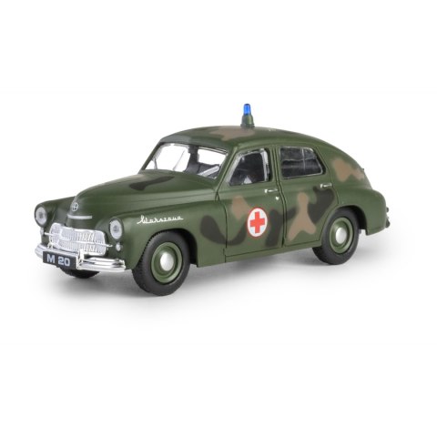 -AUTO KOLEKCJI PRL-U 1:43 WARSZAWA WOJSKO M-20 B-251WB