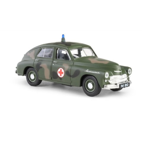 -AUTO KOLEKCJI PRL-U 1:43 WARSZAWA WOJSKO M-20 B-251WB