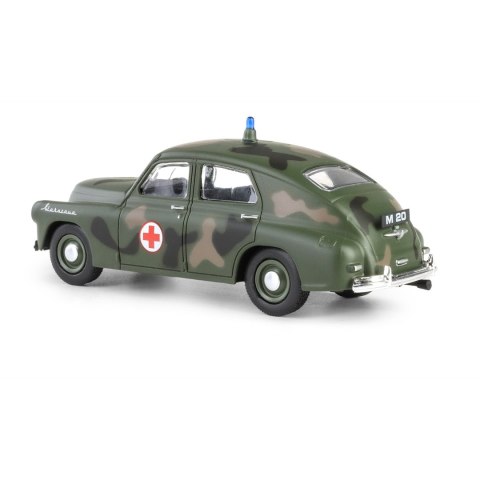 -AUTO KOLEKCJI PRL-U 1:43 WARSZAWA WOJSKO M-20 B-251WB