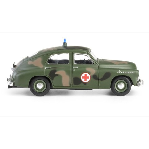 -AUTO KOLEKCJI PRL-U 1:43 WARSZAWA WOJSKO M-20 B-251WB
