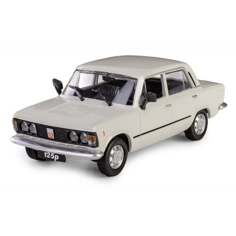 Auto osobowe metalowe 1 43 Fiat 125P popielaty DAFFI K-595