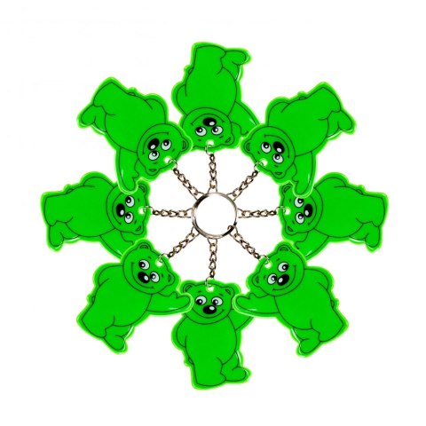 Brelok odblaskowy Miś 7cm A 12 STARPAK 481538