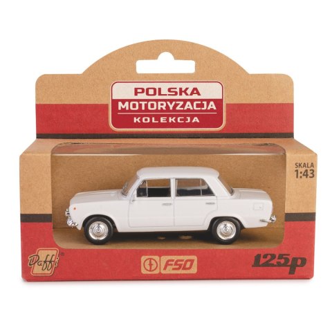 DAFFI KOLEKCJA PRL FIAT 125P BIAŁY 1:43