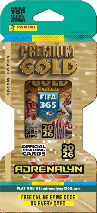 Karty do kolekcjonowania Fifa365 2026 Adrenalyn blister Gold PANINI 8025514