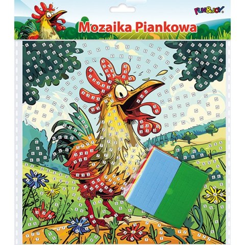 Mozaika piankowa 25x25 cm Kogut FUN&JOY
