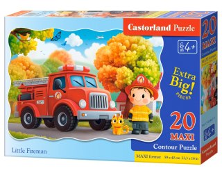 Puzzle 20 el. Maxi Little Fireman CASTORLAND C-02467