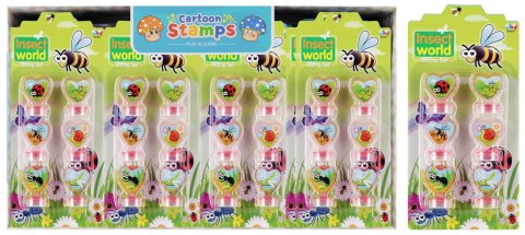 Stemple plastikowe Owady 6szt. MEGA CREATIVE 570775