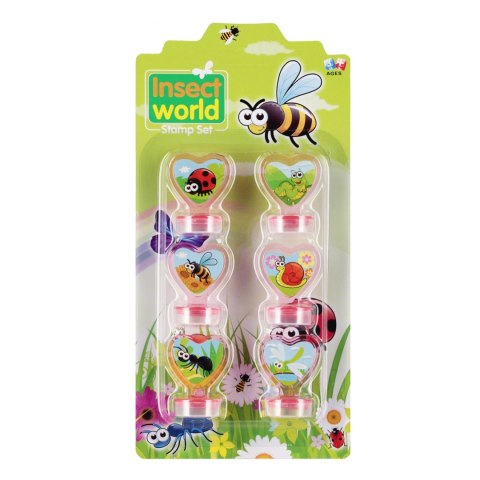 Stemple plastikowe Owady 6szt. MEGA CREATIVE 570775