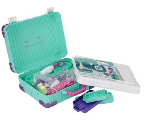 Zestaw lekarski w walizce zielonej 3w1 MEGA CREATIVE 569863