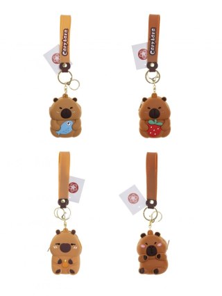 BRELOK GUM SASZETKA KAPIBARA 9CM Z OPASKA MIX4